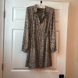 Animal print dress
